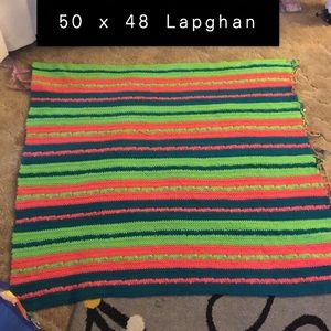 Herringbone half double crochet blanket!